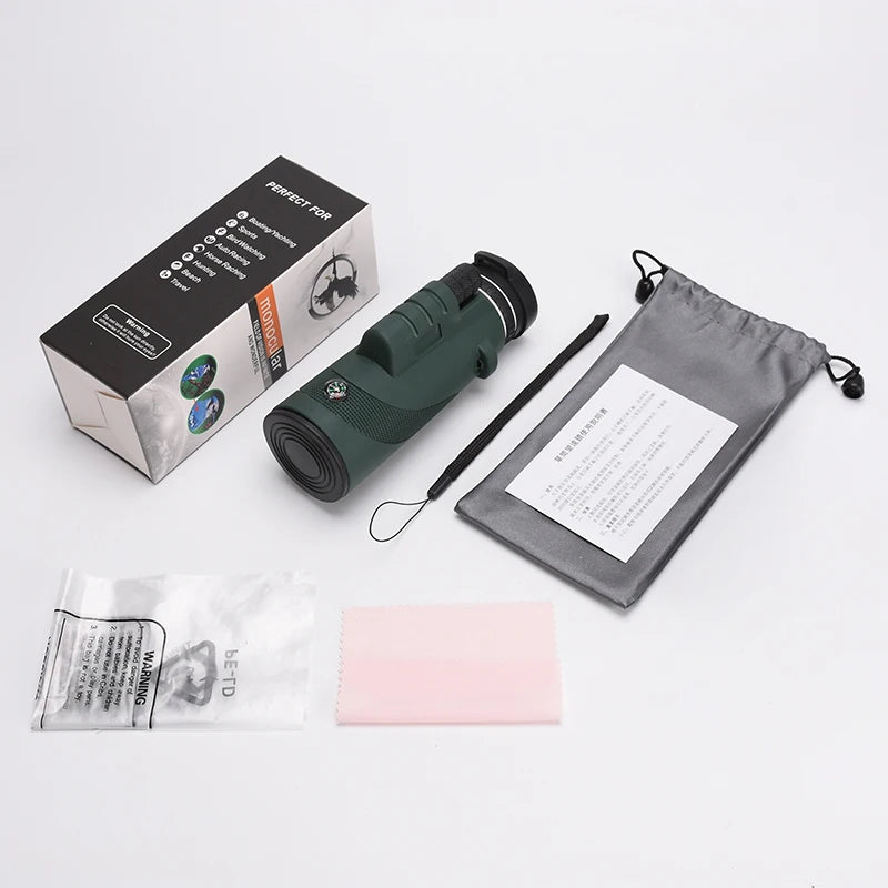 40X60 HD Monocular Telescope - Waterproof Pocket Zoom