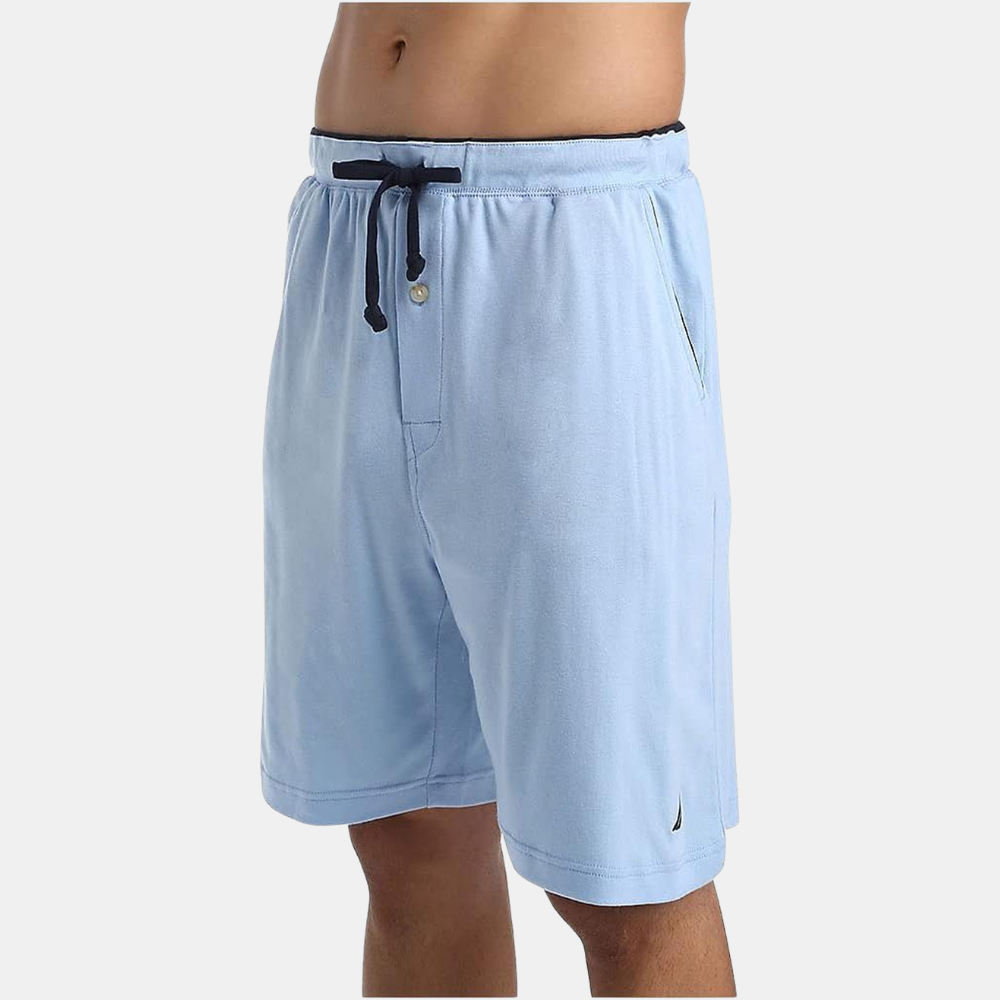 Men'S Soft Knit Elastic Waistband Sleep Lounge Short