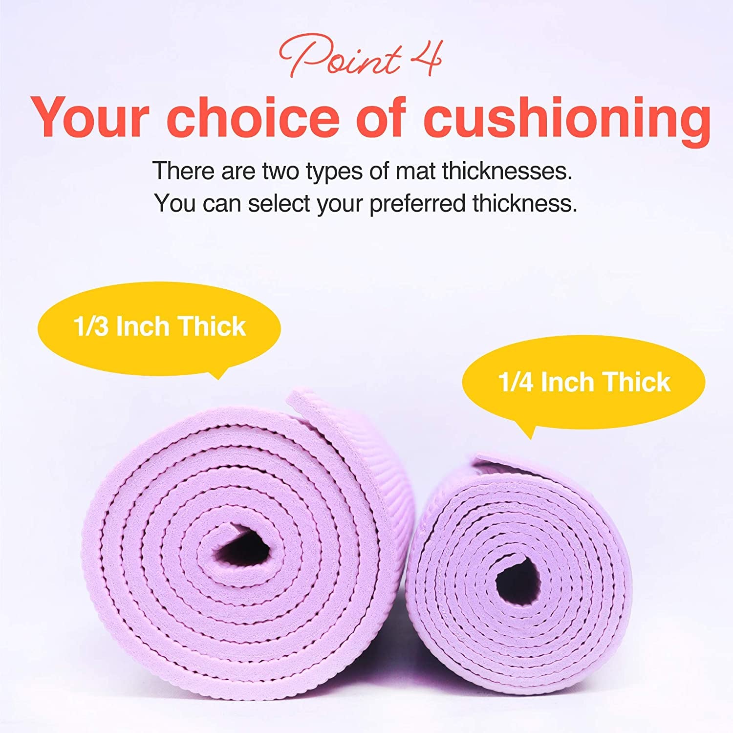 Non-Slip Yoga Mat with Carry Strap - Pilates & Fitness