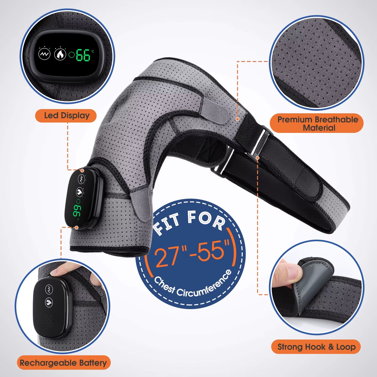 Electric Heating Shoulder & Knee Massager