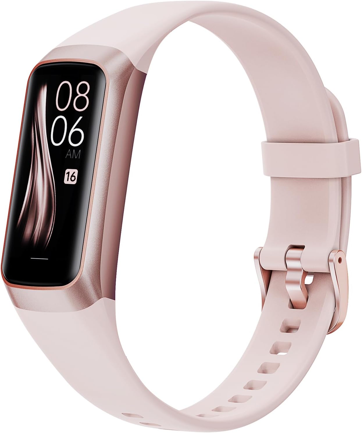 Fitness Tracker - AMOLED Display, Heart Rate, Blood Pressure Monitor