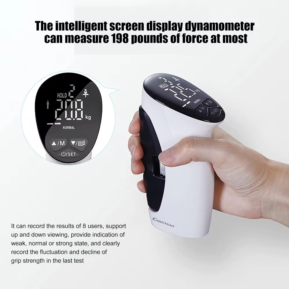 LED Digital Hand Grip Strength Tester - Fitness Power Training Tool