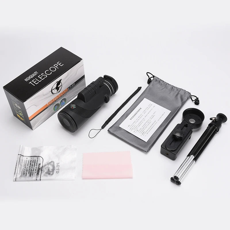 40X60 HD Monocular Telescope - Waterproof Pocket Zoom