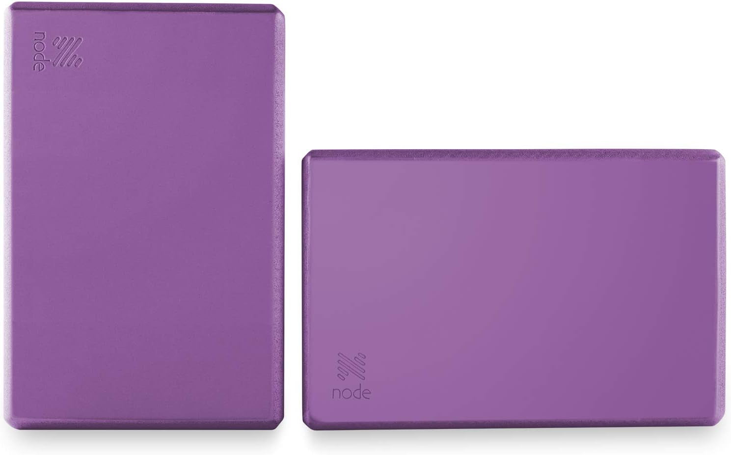 Premium Yoga Block (Set of 2) - 3 Inch Thick EVA Foam Brick - Purple