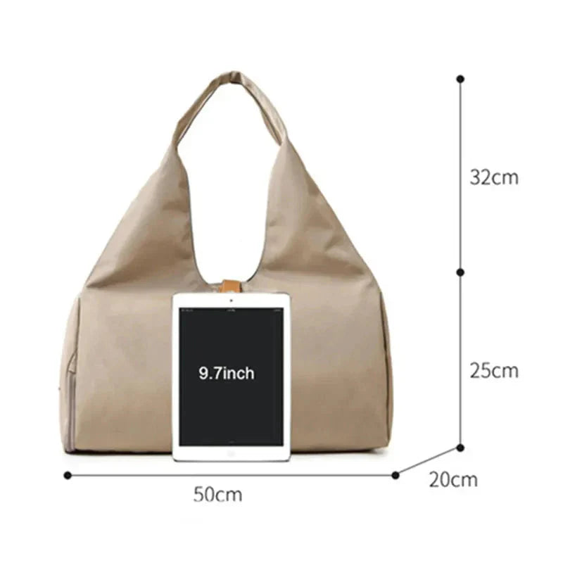 Women's Multi-Purpose Sports Bag - Waterproof with Shoe Pocket