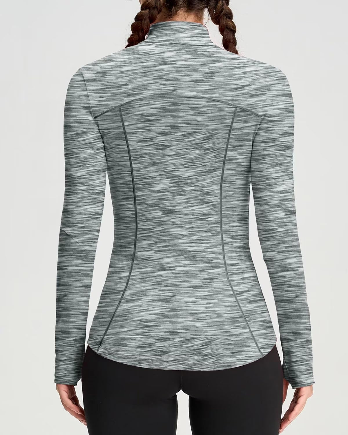 Women's Running & Workout Jacket - Full Zip Yoga Top