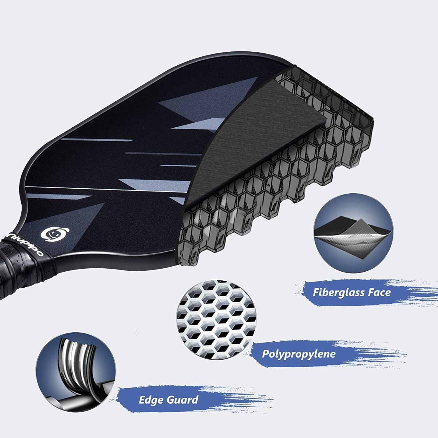 Pickleball Paddles Set - USAPA Approved with Carry Bag