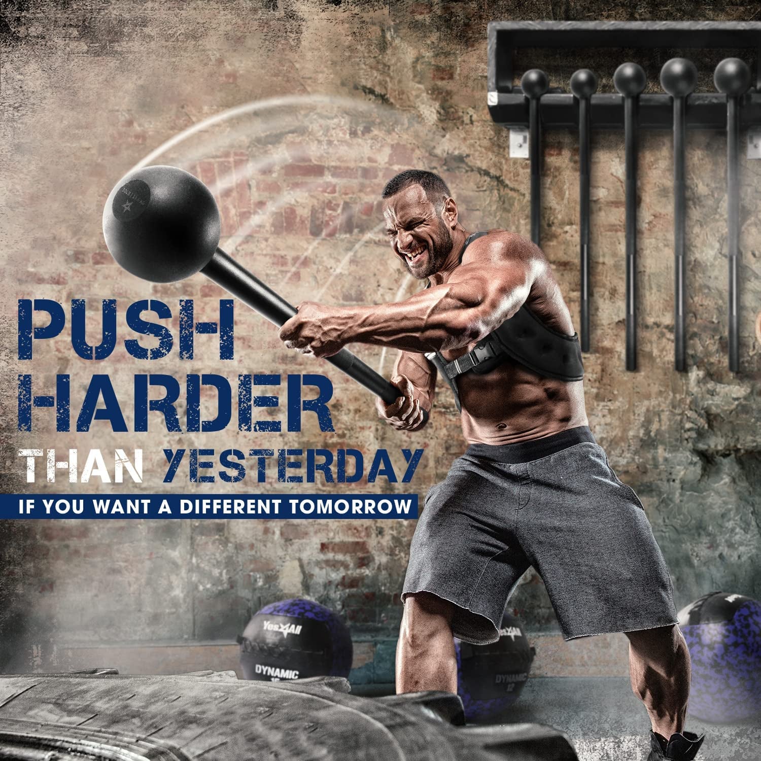 Steel Mace Bell - Full Body Strength Training (5-30 lbs)