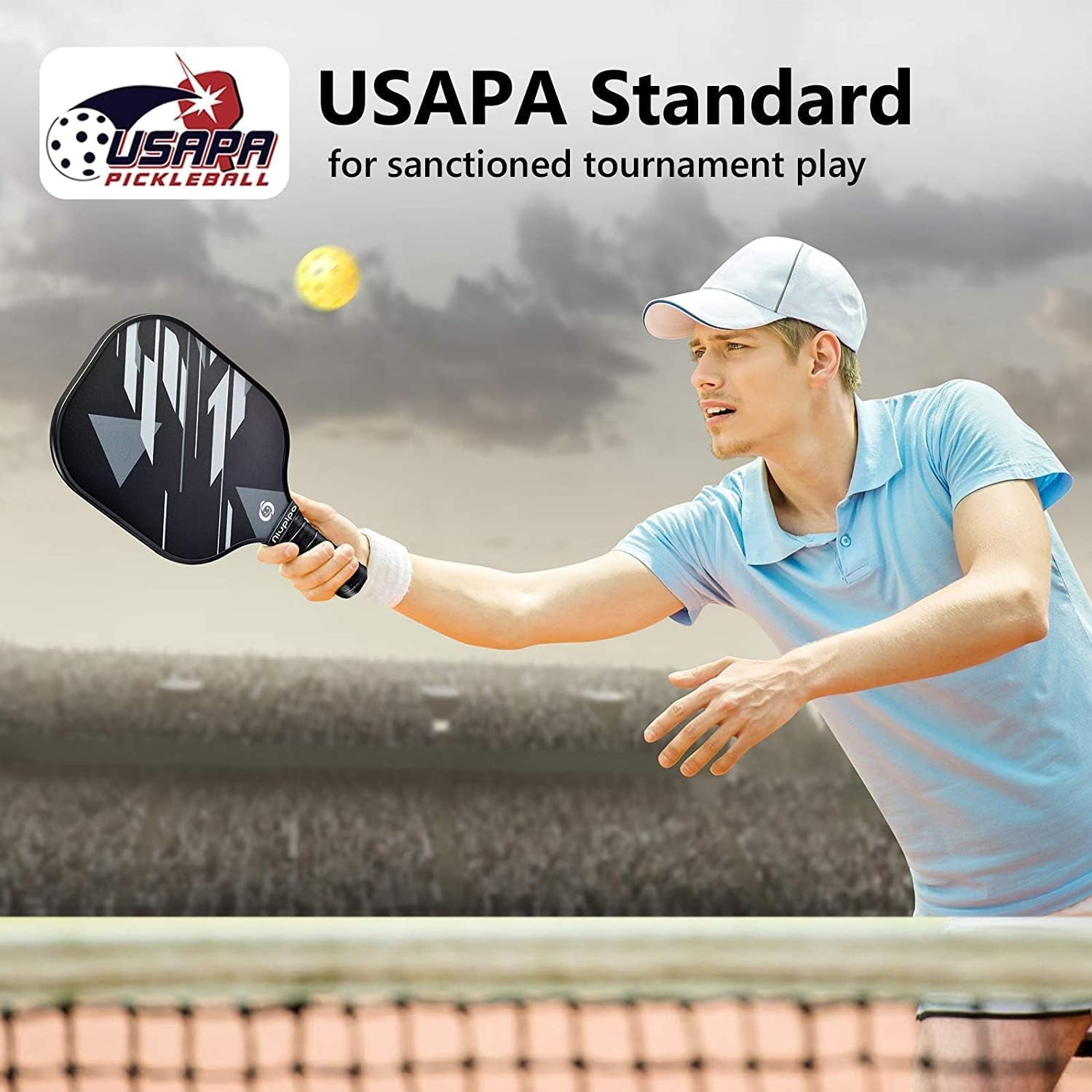 Pickleball Paddles Set - USAPA Approved with Carry Bag