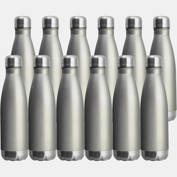 17 oz. Vacuum Insulated Water Bottle - 12 Pack, Leak-Proof