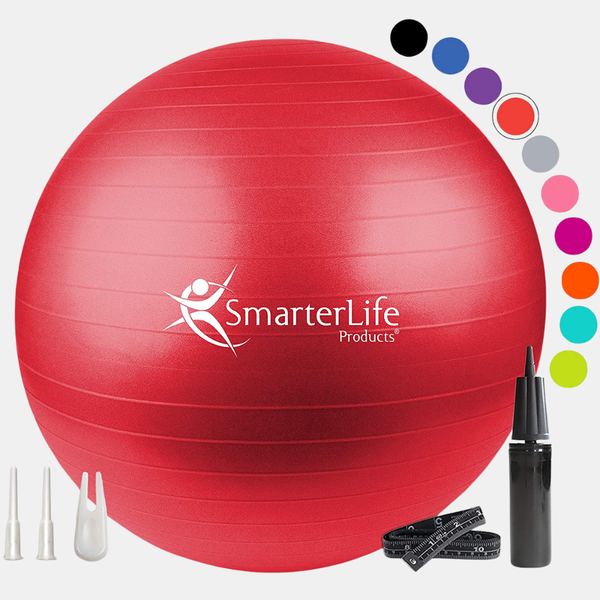 Smarterlife Exercise Ball - Yoga & Fitness Balance Ball
