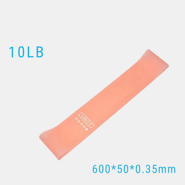 Elastic Resistance Bands Set for Yoga, Pilates, and Strength Training - 5-Pack