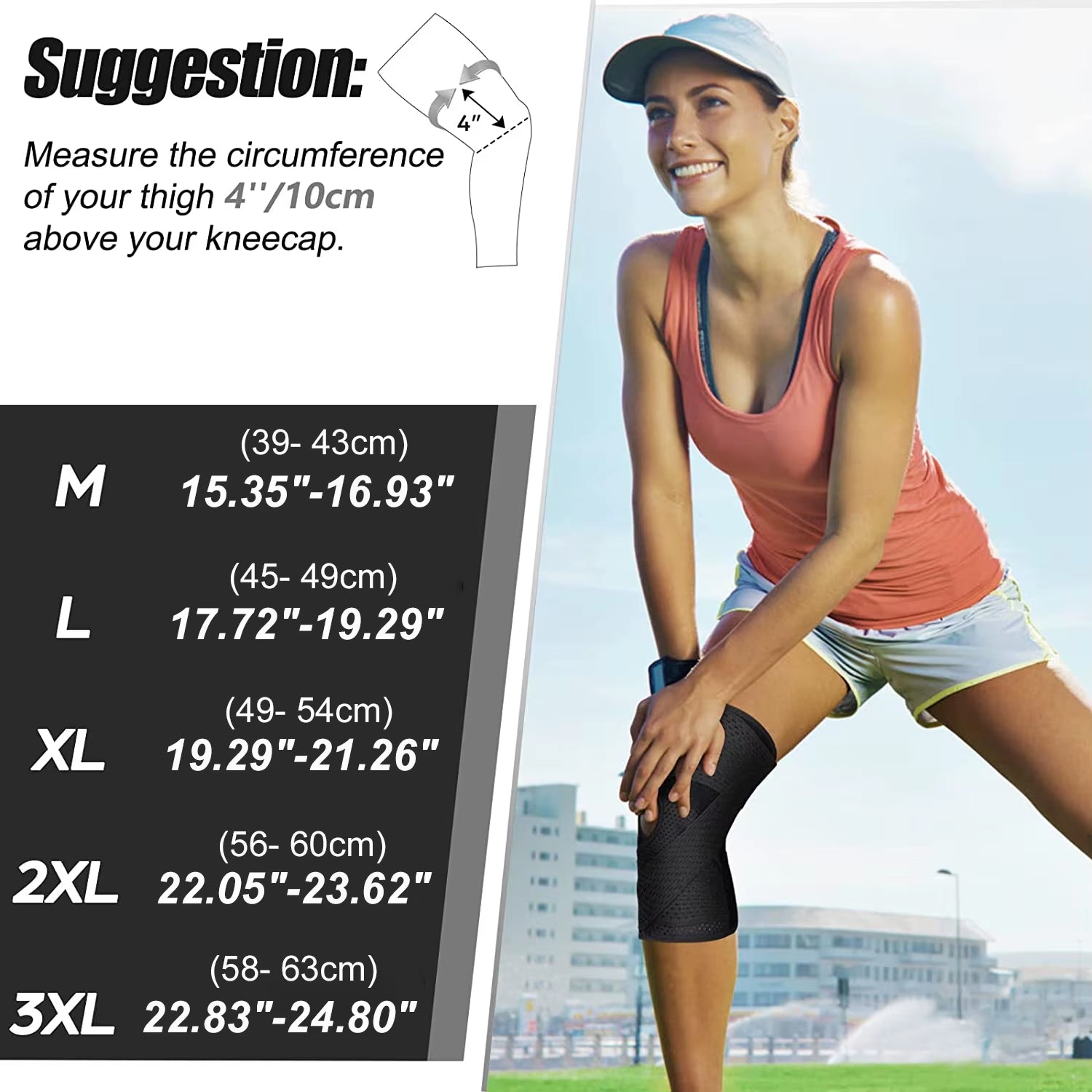 Knee Brace for Knee Pain Compression & Knee Support