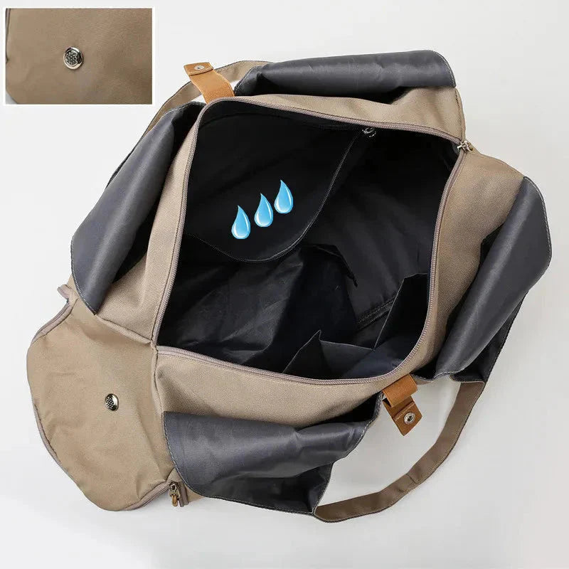 Women's Multi-Purpose Sports Bag - Waterproof with Shoe Pocket