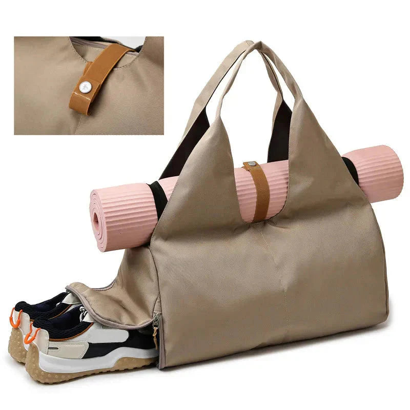 Women's Multi-Purpose Sports Bag - Waterproof with Shoe Pocket