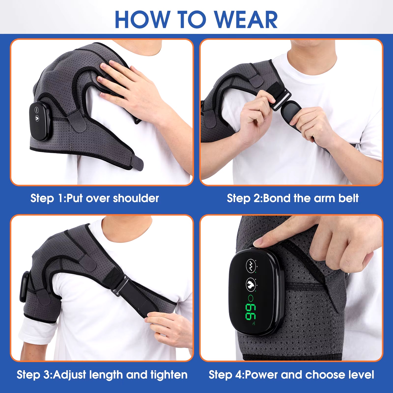 Electric Heating Shoulder & Knee Massager